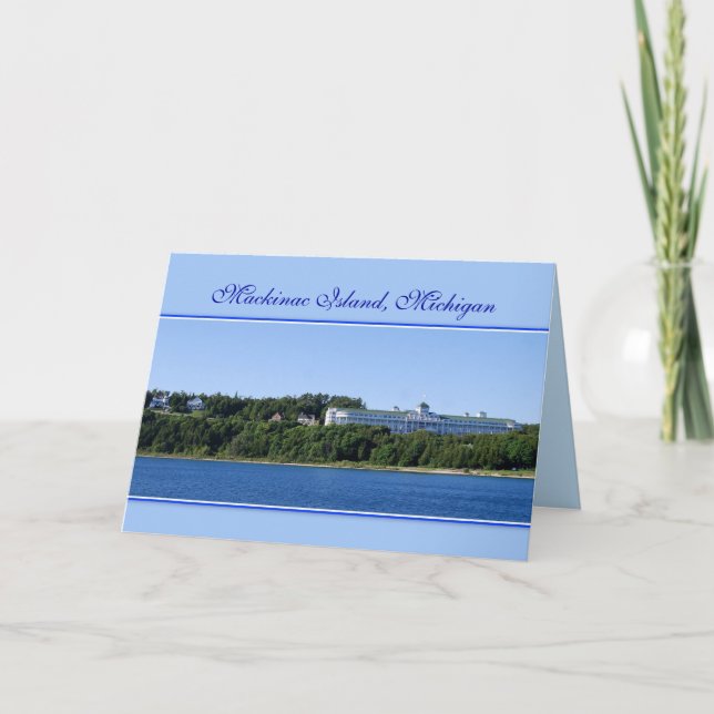 Isla de Mackinac, Michigan, tarjeta (Anverso)