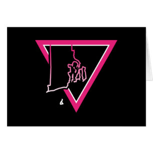 isla de roda de triángulo rosa