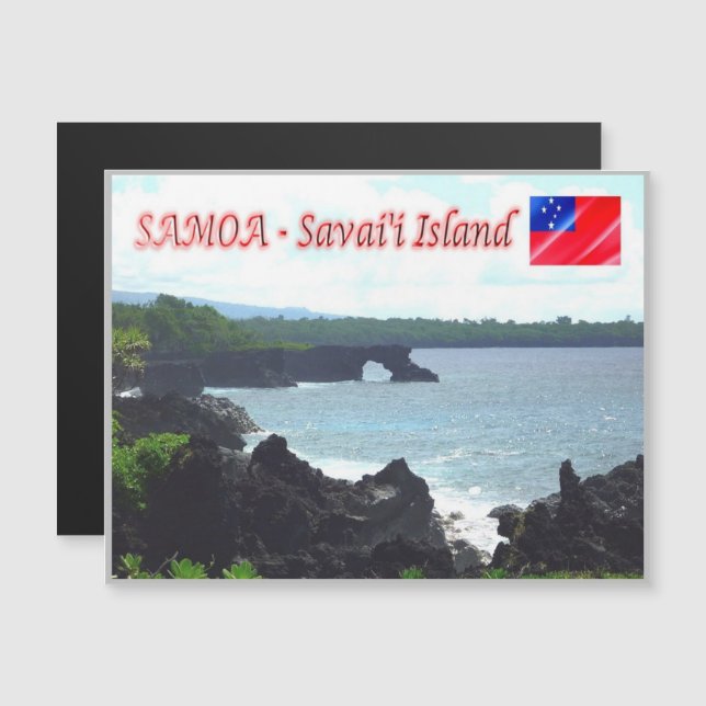 Isla de Savai'i - Costa - Samoa (Anverso/Reverso)