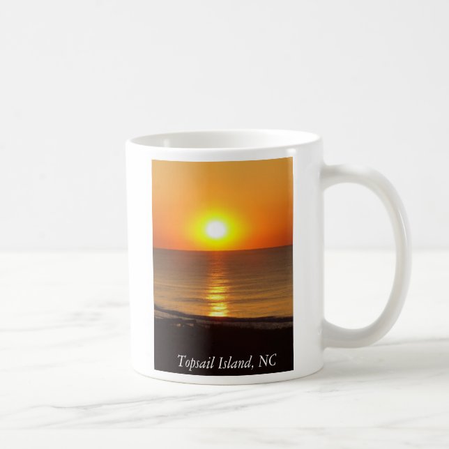 Isla de Topsail, taza de café del NC (Derecha)