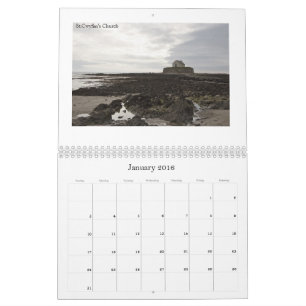 ISLA del calendario de ANGLESEY