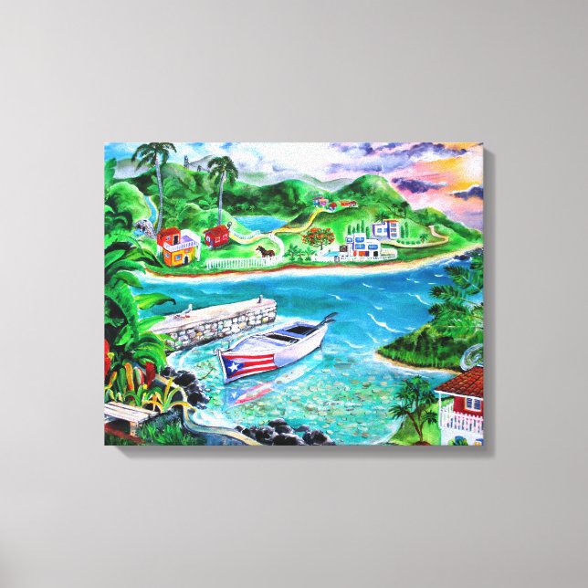 Isla Del Encanto - Arte de Galina - (Anverso)