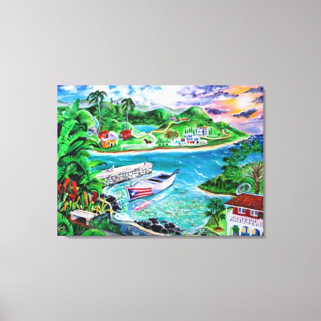 Isla Del Encanto - Arte de Galina - (Anverso)