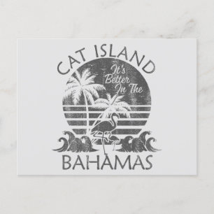 Isla del Gato Retro Bahamas postales crucero de va