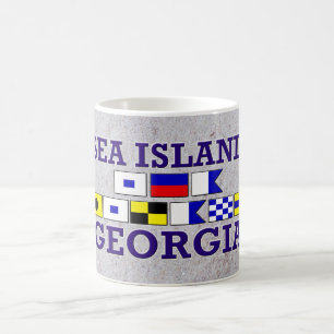 Isla del mar, GA - taza de Sandy