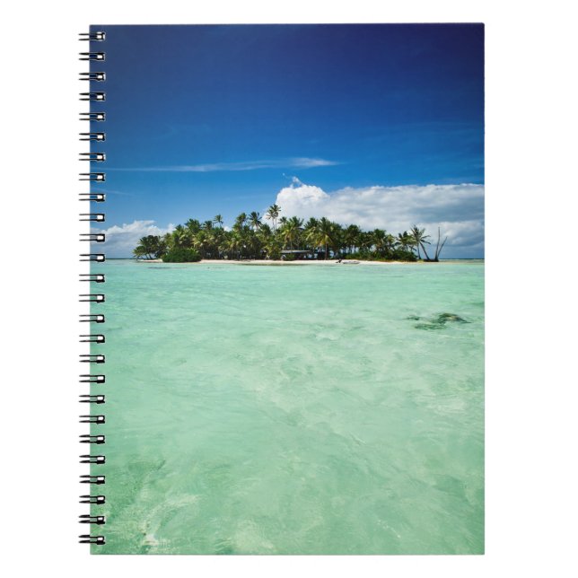 Isla del Pacífico con el cuaderno de las palmeras (Frente)