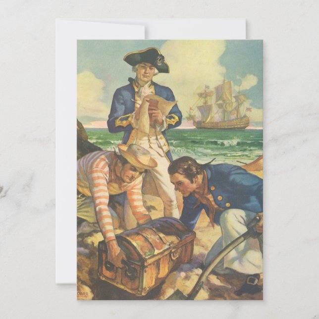 Isla del Tesoro, Piratas de Cuentos de Hadas Vinta (Anverso)