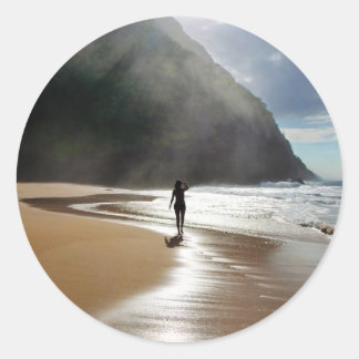 Isla en el Pegatina Sol