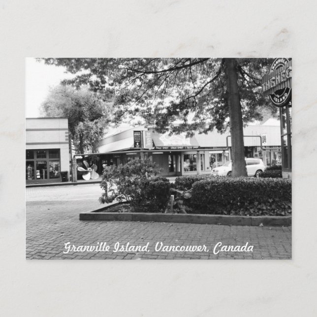 Isla Granville, postal de Vancouver (Anverso)