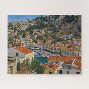 Isla griega Symi View Jigsaw Puzzle
