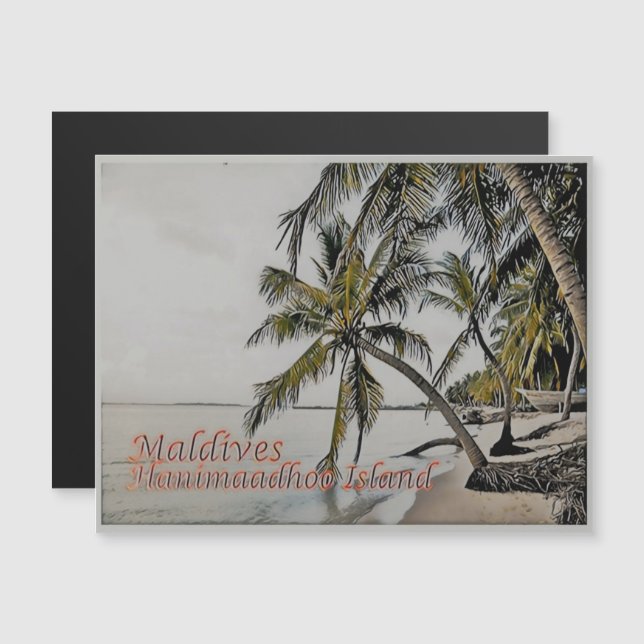 Isla Hanimaadhoo - Maldivas - (Anverso/Reverso)