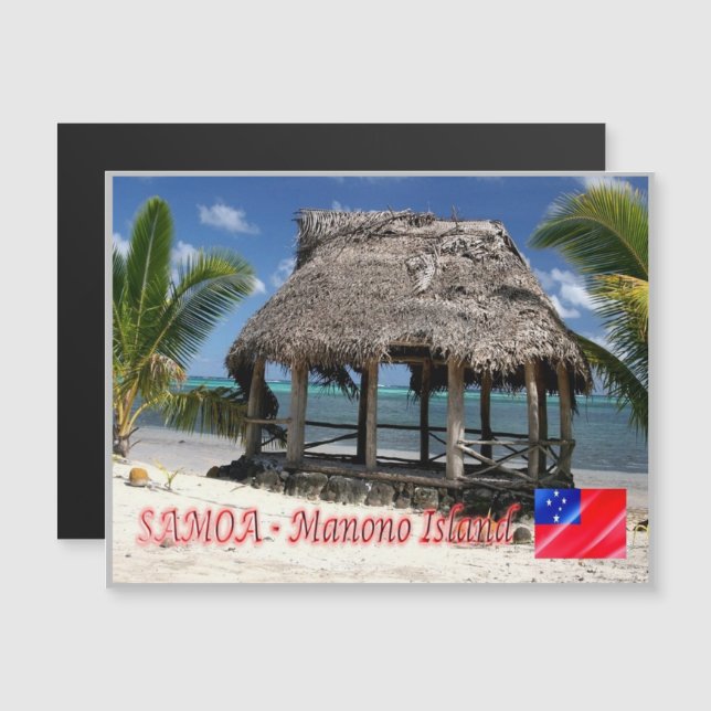 Isla Manono - Fale - Samoa (Anverso/Reverso)