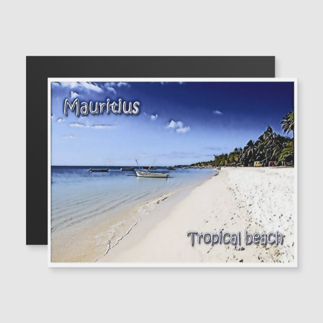 Isla Mauricio - Playa tropical (Anverso/Reverso)