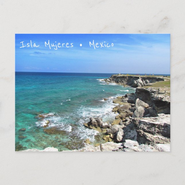 Isla Mujeres, postal de México (Anverso)