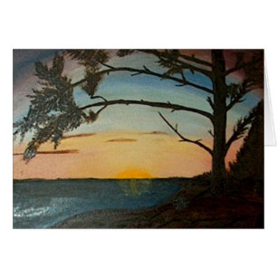 Isla pacífica de Wikininnish de la puesta del sol