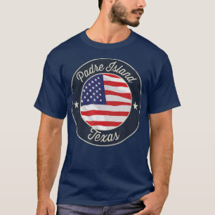 Isla Padre - Camiseta de recuerdo Patriótica de Te