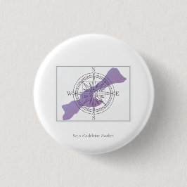 Isla para Orientarse Brújula Botón Pequeño Pin