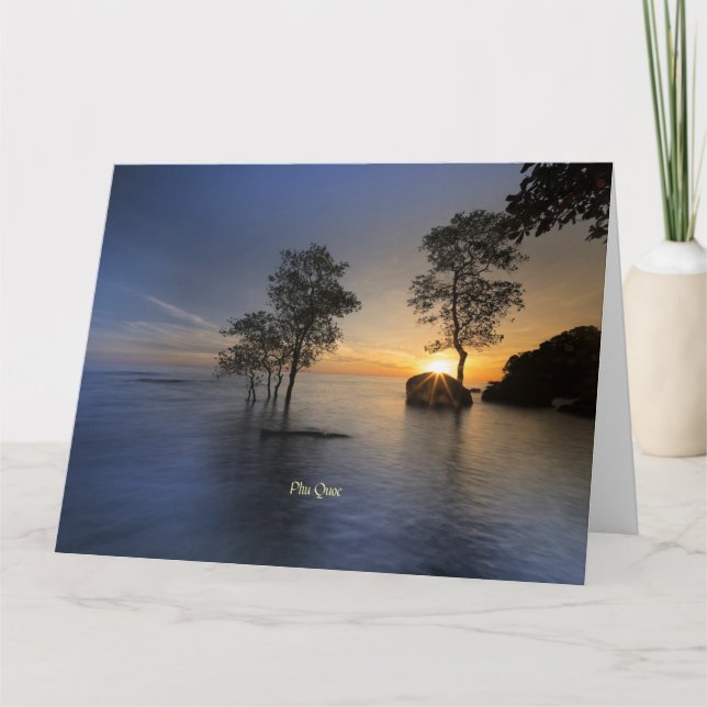 Isla Phu Quoc, tarjeta de Vietnam (Anverso)