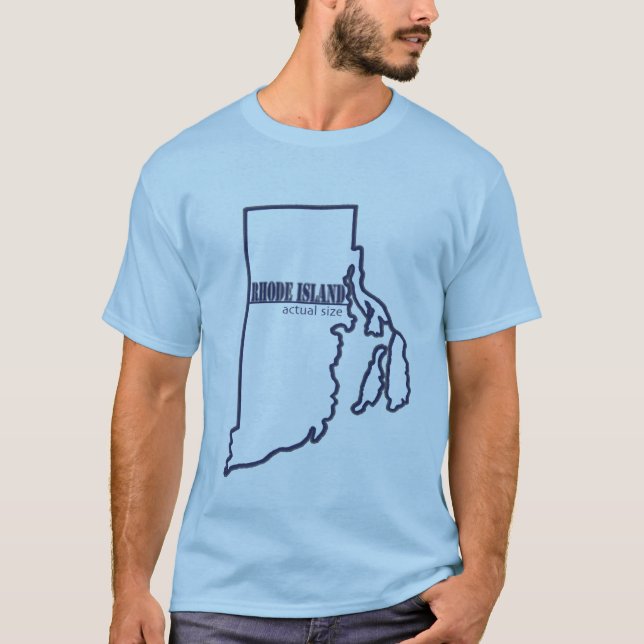 Isla Rhode - Camiseta de tamaño real (Anverso)