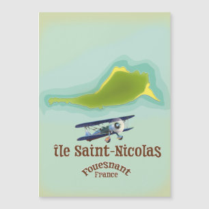 isla Saint-Nicolas Fouesnant Francia mapa