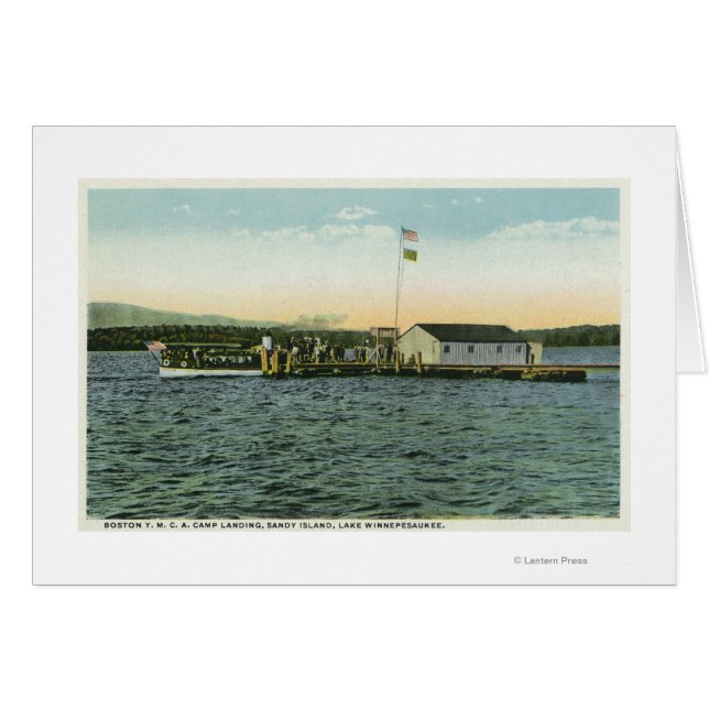 Isla Sandy, Boston YMCA Camp Landing View (Anverso (Horizontal))