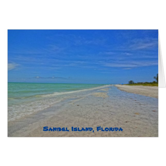 Isla Sanibel Florida - Costa del Golfo de México (Anverso (Horizontal))