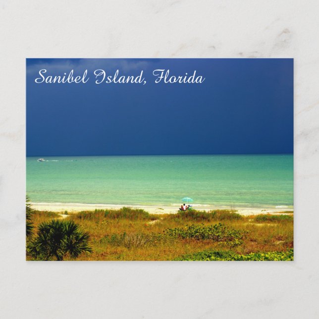 Isla Sanibel, Florida, postal (Anverso)