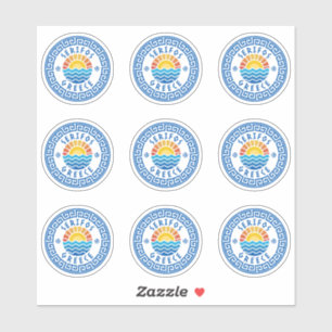 Isla Serifos, Grecia Pegatina de paquetes múltiple