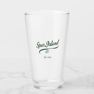 Isla Spar, CT Vintage Glass 1912 Pint