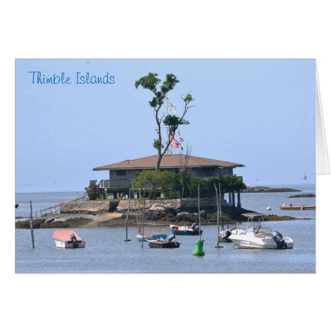 Isla Thimble Notecard (Anverso (Horizontal))