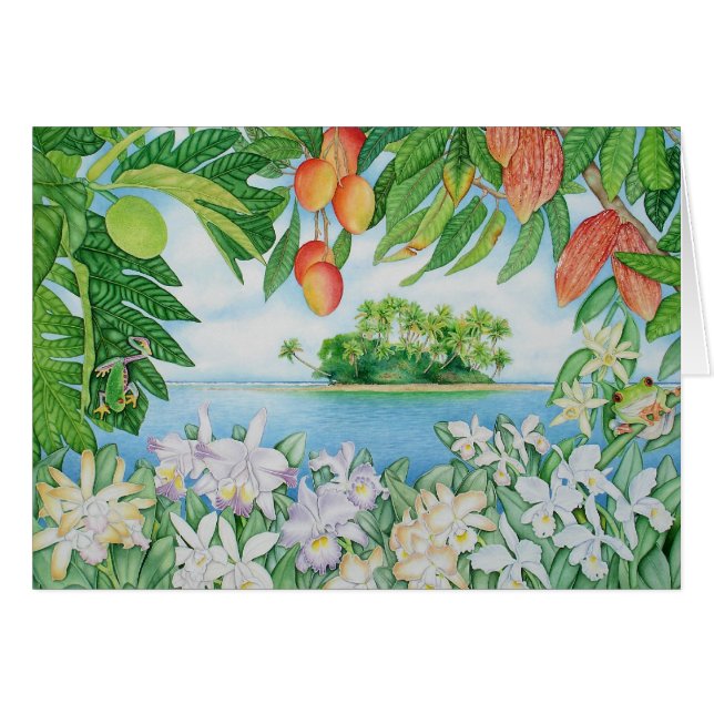 Isla tropical (Anverso (Horizontal))