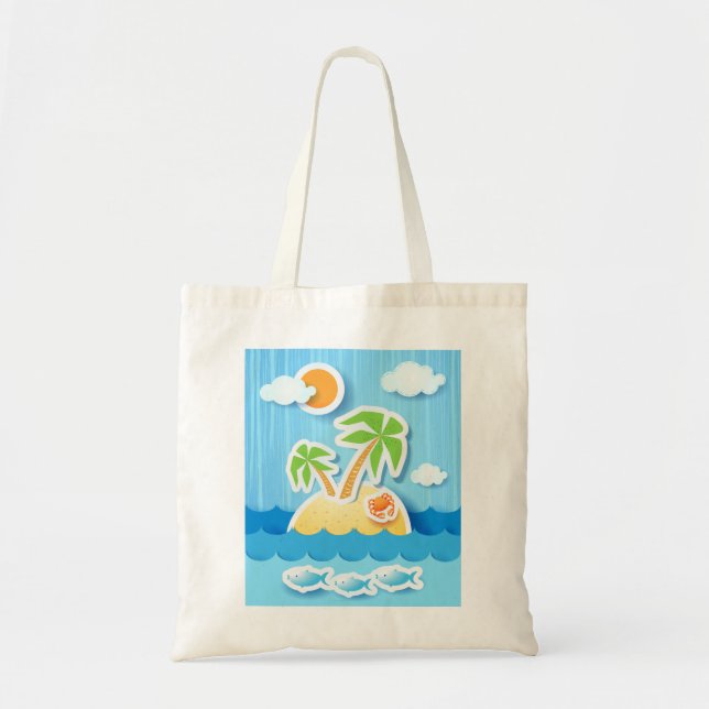 Isla tropical, bolsa (Frente)