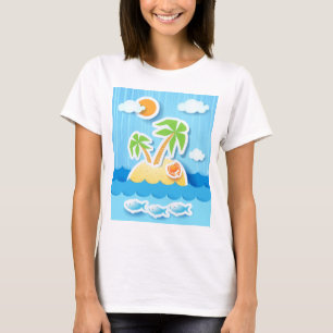 Isla tropical, camisa