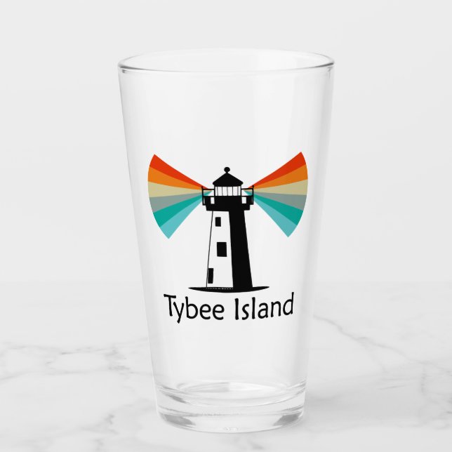 Isla Tybee Faro de Georgia Arcoiris (Anverso)