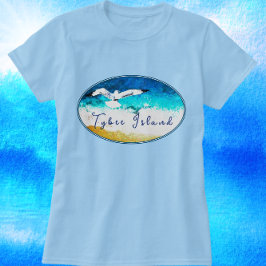 Isla Tybee Georgia lanza camiseta de playa de gavi