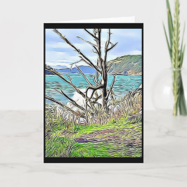 Isla Whidbey de West Beach Notecard