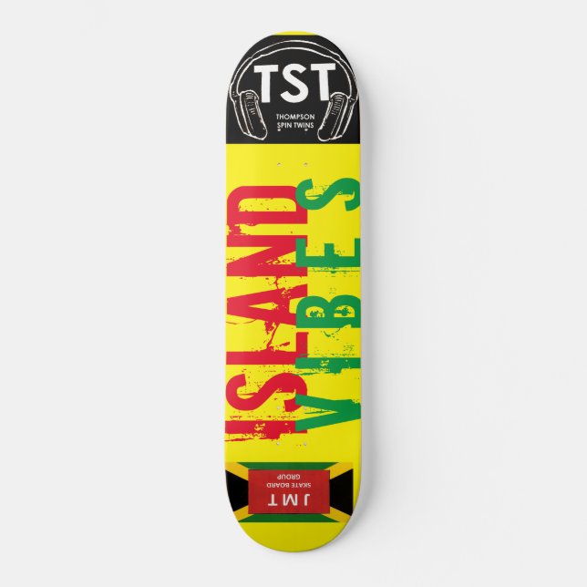 ISLAND VIBES Skateboard (Anverso)