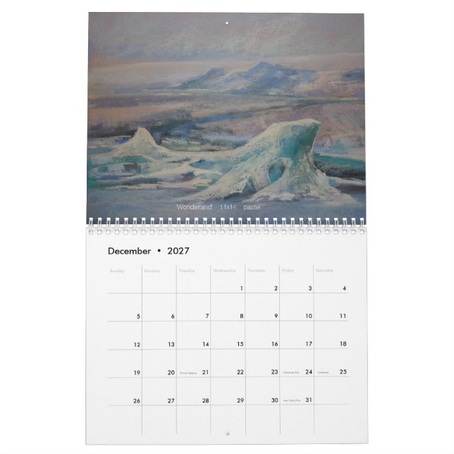 Islandia a través de los ojos de un calendario del (Dec 2027)