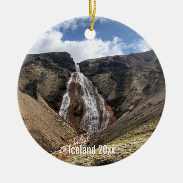 Islandia - ornamento cerámico (Frente)