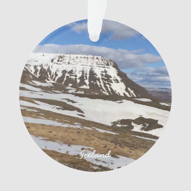Islandia - ornamento cerámico (Anverso)
