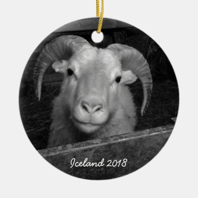 Islandia - ornamento del navidad (Frente)