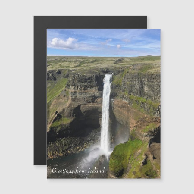 Islandia - Tarjeta magnética (Anverso/Reverso)