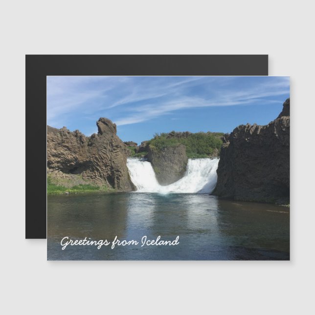 Islandia - Tarjeta magnética (Anverso/Reverso)
