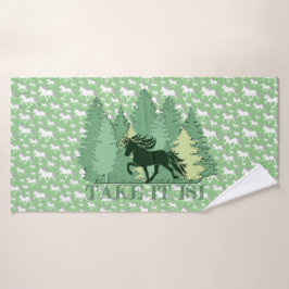 Islandpferdeherde take it isi