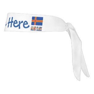 Islas Åland bandera Ålander azul personalización