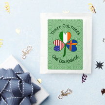 Islas Åland Irlanda Estados Unidos Shamrock person