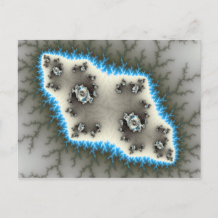 Islas azules - Postal fractal