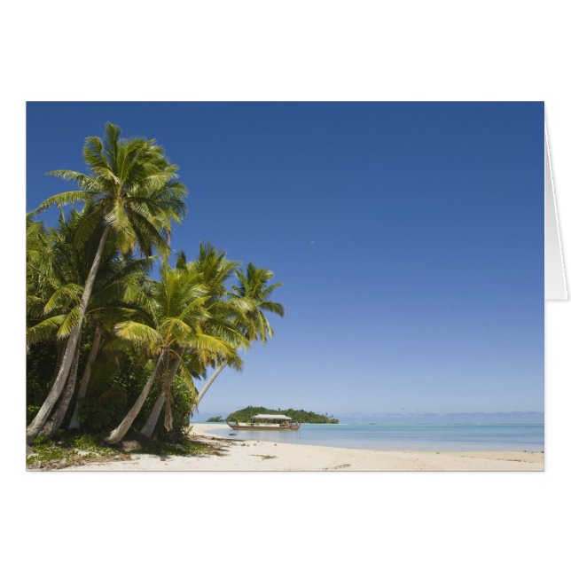 Islas Cook, Aitutaki Visita polinesia en canoa (Anverso (Horizontal))