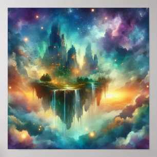 Islas del Cielo Soñadoras – Póster de Regreso a Cl