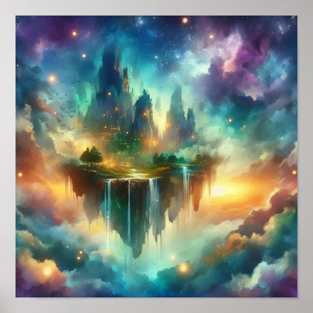 Islas del Cielo Soñadoras – Póster de Regreso a Cl (Frente)